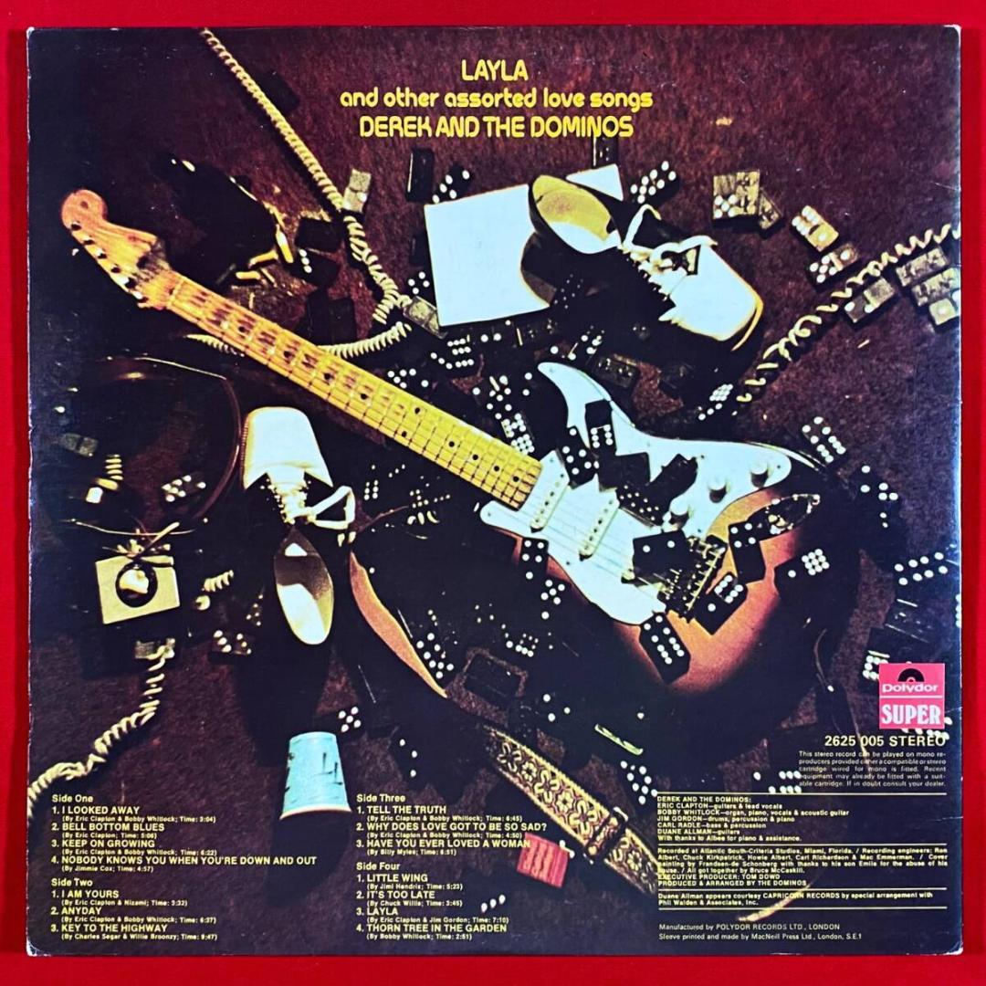 ★極美！【UKオリジ/マトA1:B2】Eric Clapton いとしのレイラ