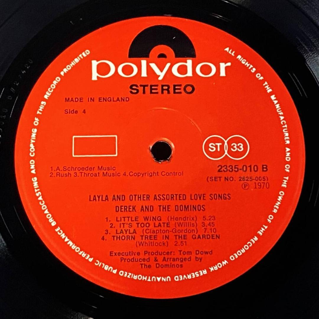 ★極美！【UKオリジ/マトA1:B2】Eric Clapton いとしのレイラ