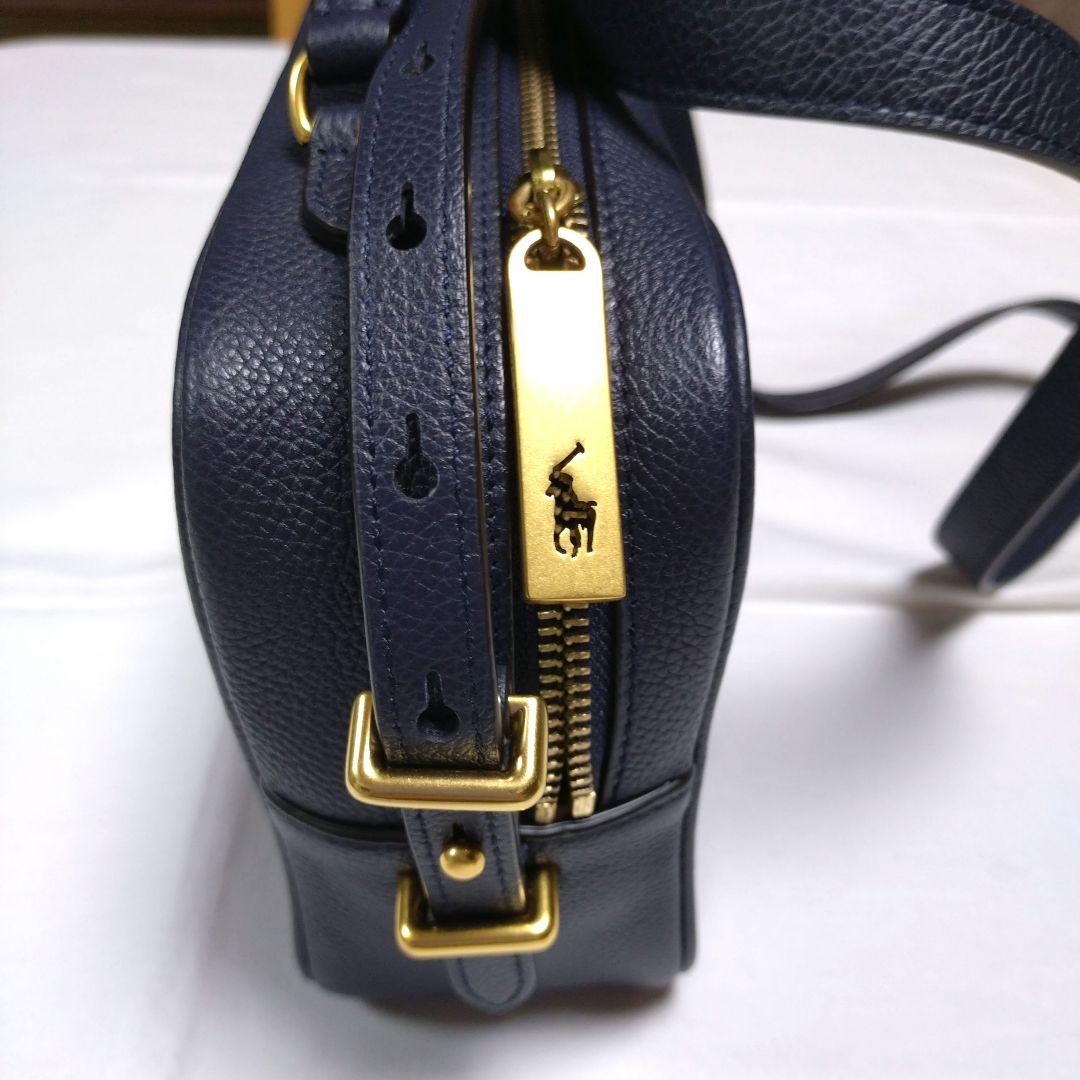 ☆新品☆ ラルフローレン　牛革製クロスボディバッグ