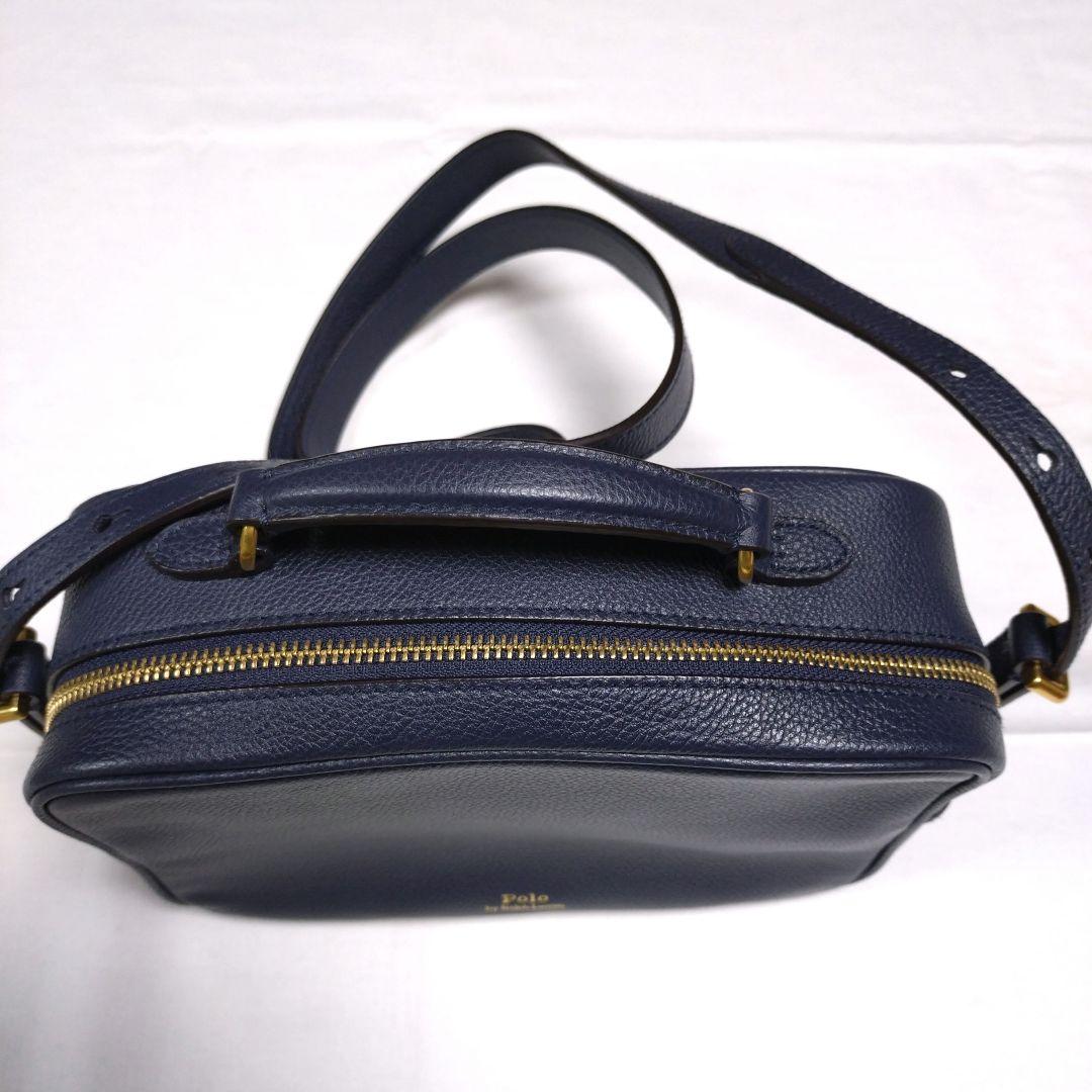 ☆新品☆ ラルフローレン　牛革製クロスボディバッグ