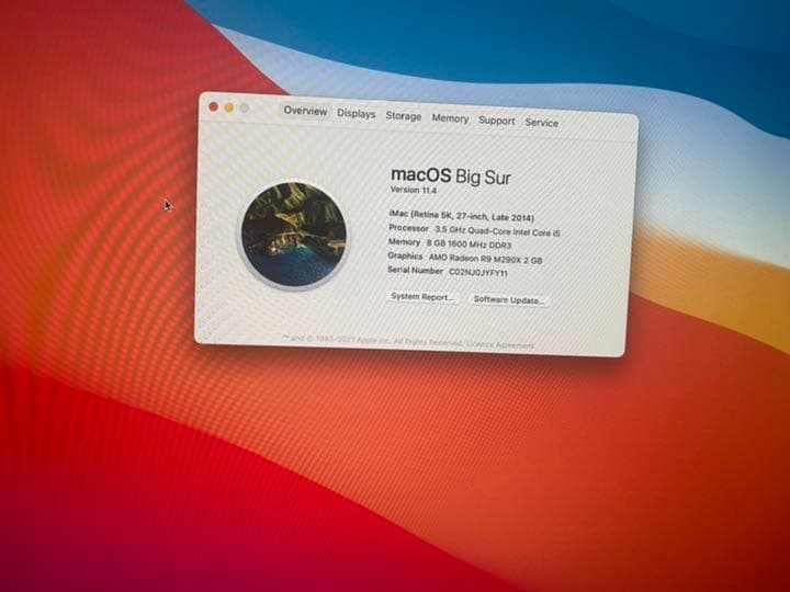 スマホ・タブレット・パソコン APPLE iMac IMAC MF886J/A