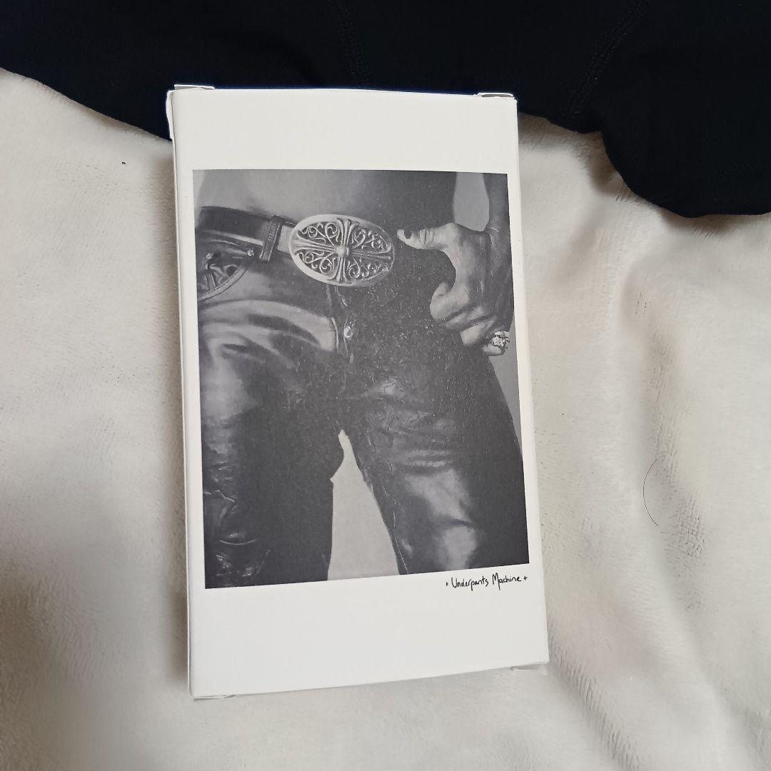 ひより！！クロムハーツ　ショート ボクサー ブリーフ 黒×白 M