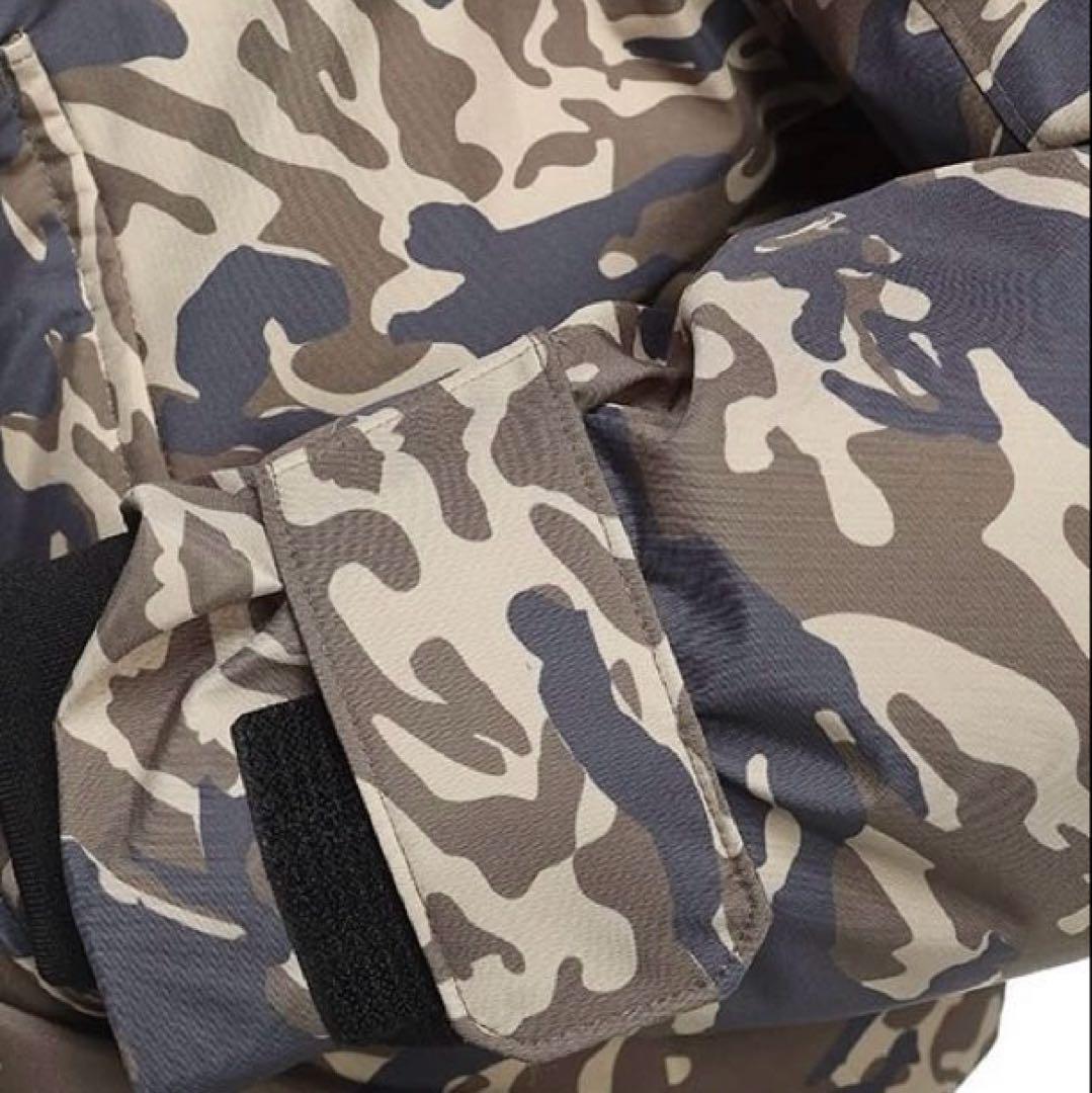 新品　プラスフェニックス　+phenix　迷彩柄　ダウンジャケット　メンズ