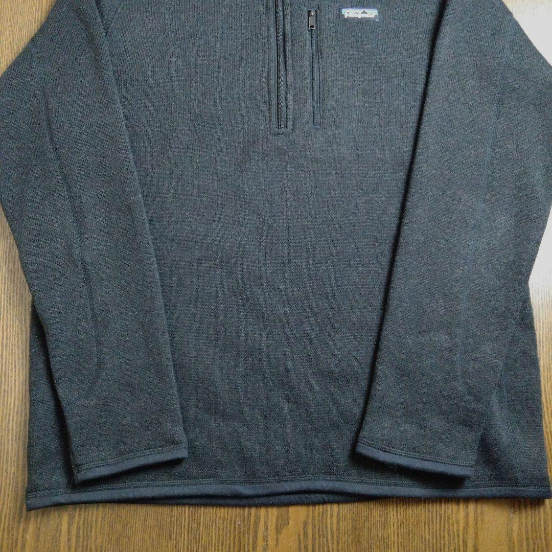 【パタゴニア】ベター・セーター・1/4ジップ L ブラック系カラー