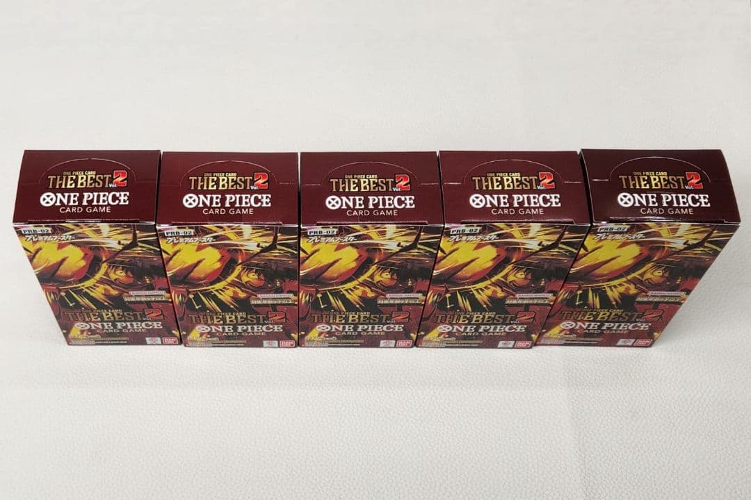 【新品未開封】ONE PIECE CARD THE BEST vol.2_5個