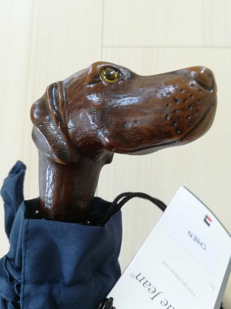 Guy de jean 折畳み傘 雨/日兼用：グレーハウンド（ブラック）