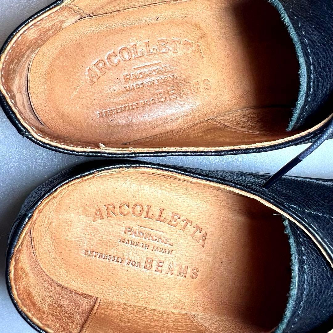 【超美品】日本製 ビームス別注 アルコレッタパドローネ ダービーダンスシューズ