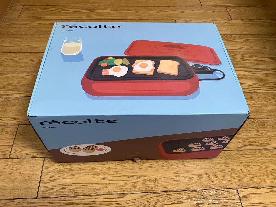 【お値下げ】récolte ホットプレート RHP-1 レッド