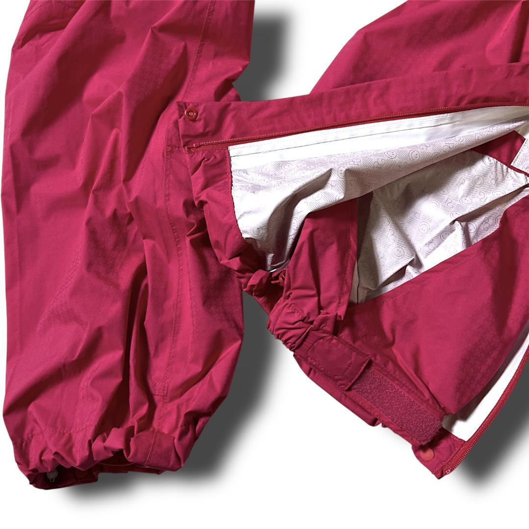 2 定26,400円 パーリーゲイツ AQUAX 防水 ビッグロゴ レインパンツ