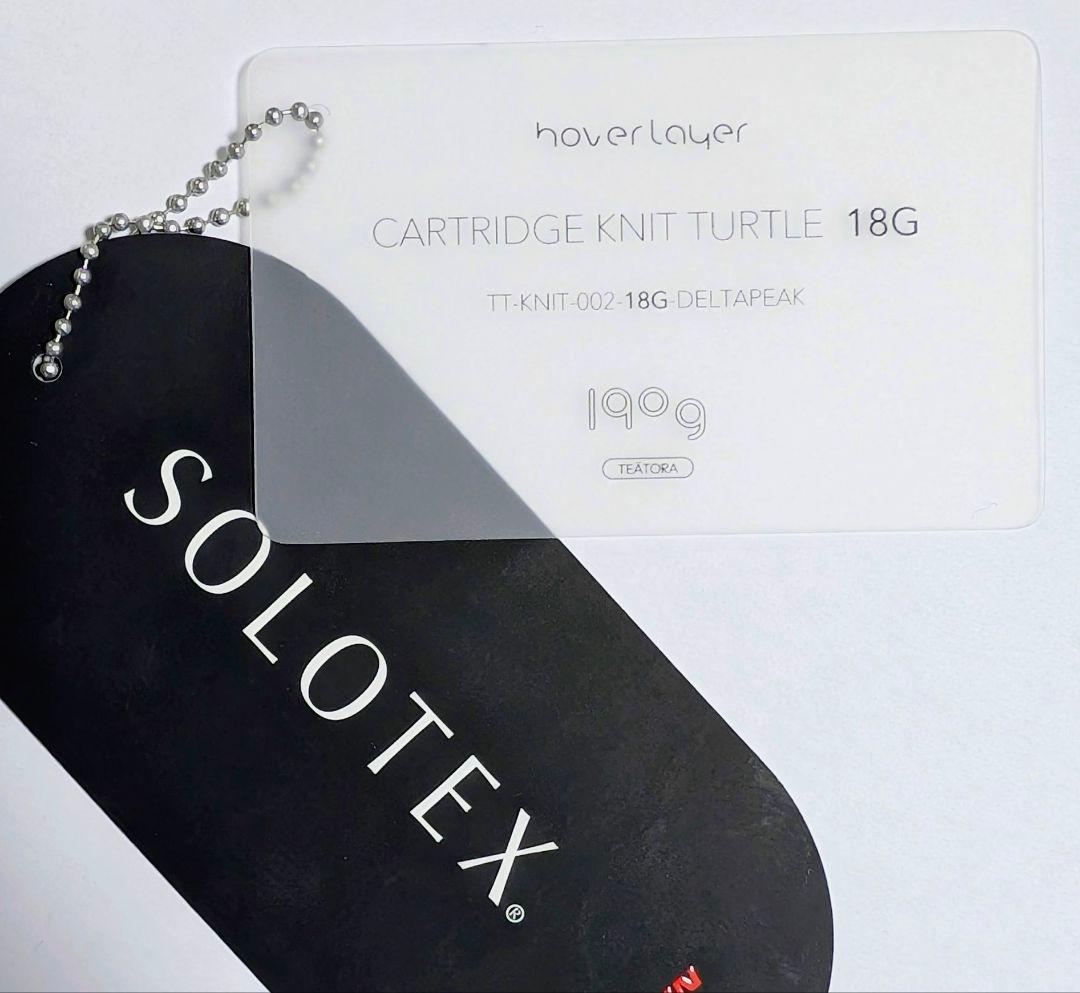 ​【極美品】TEATORA CARTRIDGE KNIT TURTLE 18G2