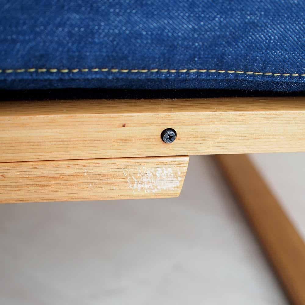 無印良品/MUJI ソファチェア デニム A ZR24191