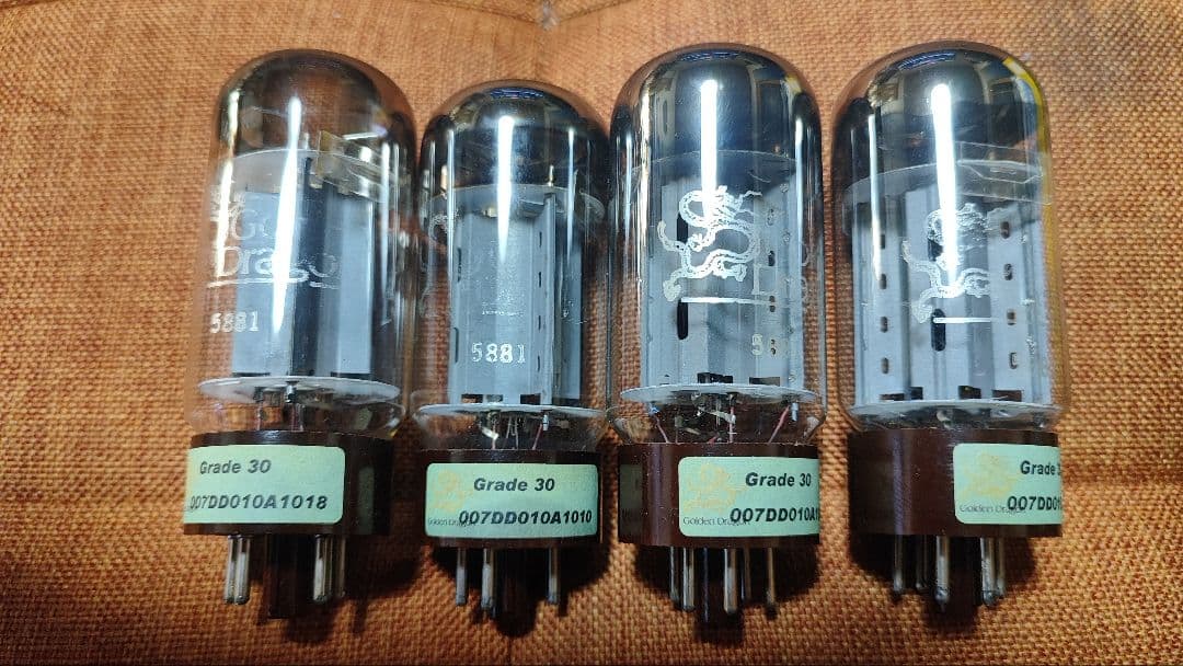 5881 真空管 goldendragon 6l6gc 5881 4本セット