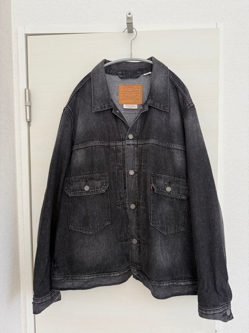 あるブスの少女LEVI'S BIOTOPダークグレー デニムジャケット