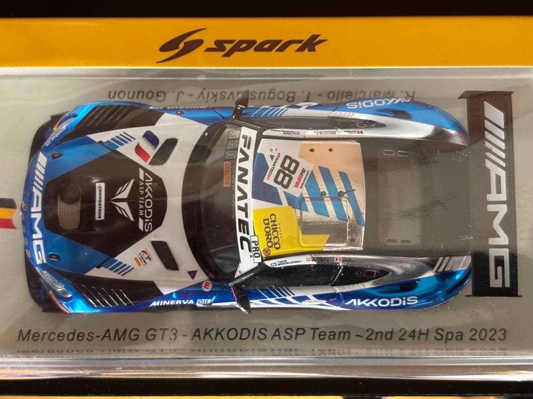 スパーク 1/43 AKKODIS ASP Team 2nd 2023 Spa