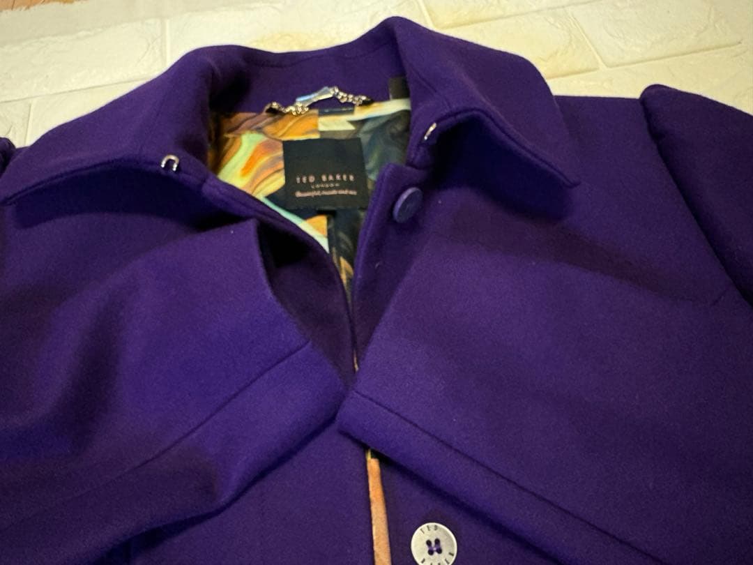 専用です　【Ted Baker】ドレスコート　ペプラムジャケット　ウールカシミヤ