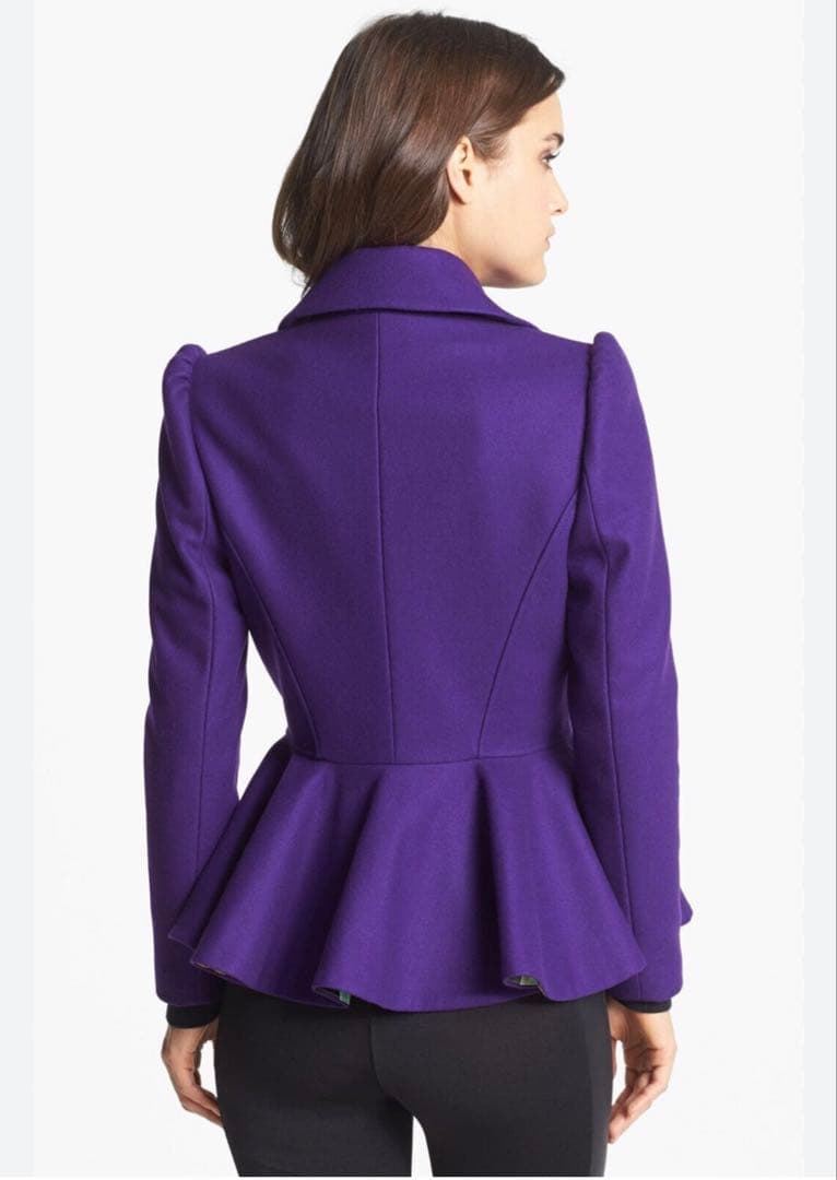 専用です　【Ted Baker】ドレスコート　ペプラムジャケット　ウールカシミヤ