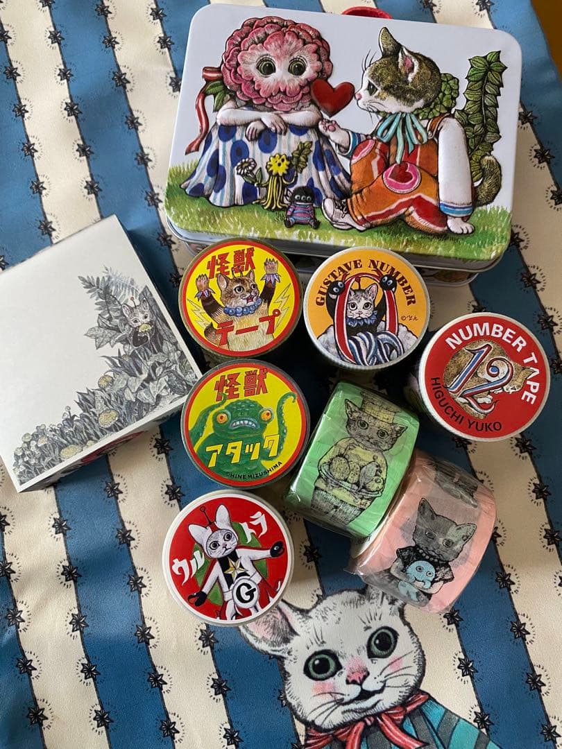 ヒグチユウコ ＊マスキングテープ ・養生テープ・チョコトランク(缶)