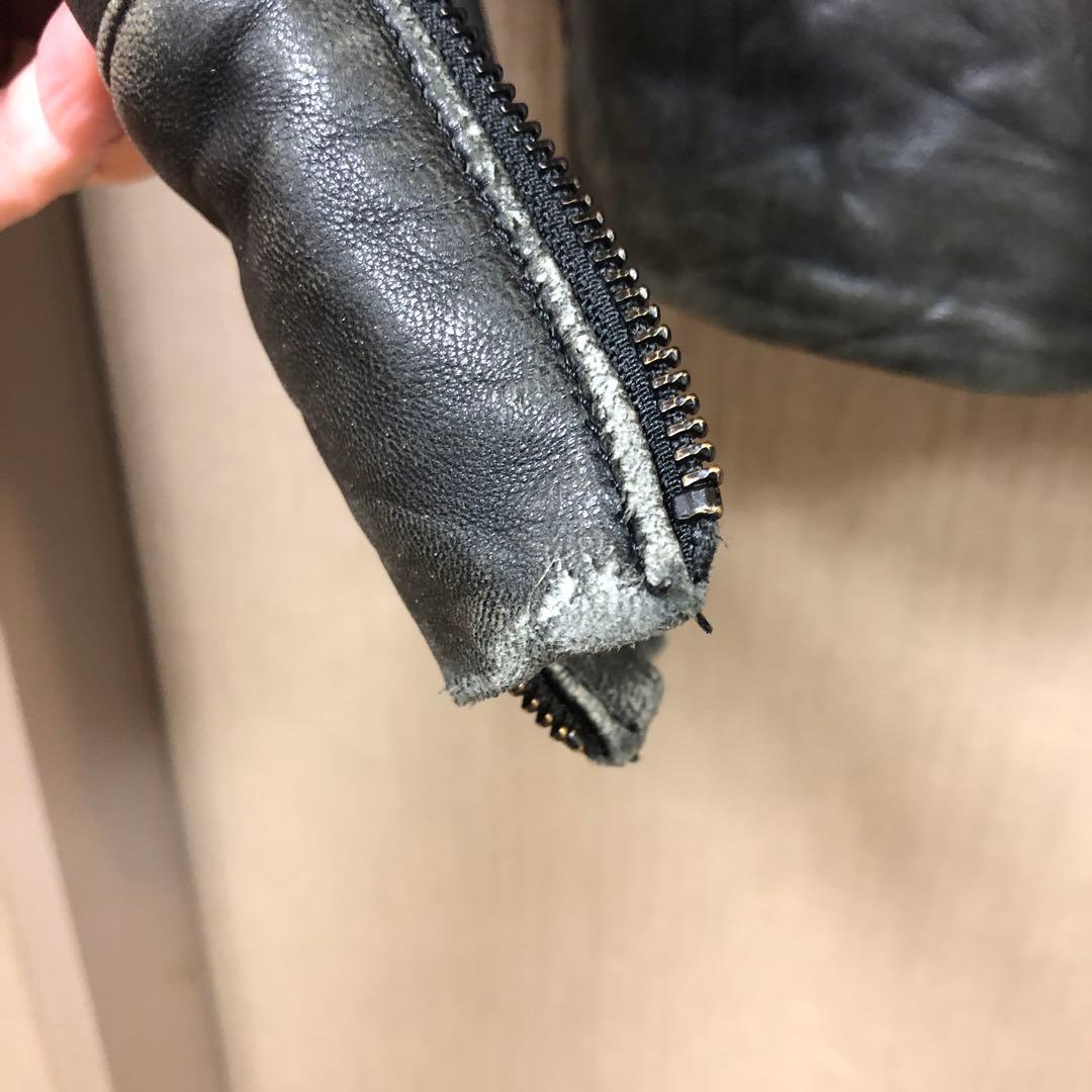 LGB レザー　ライダースジャケット