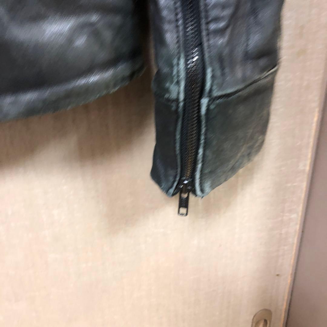 LGB レザー　ライダースジャケット