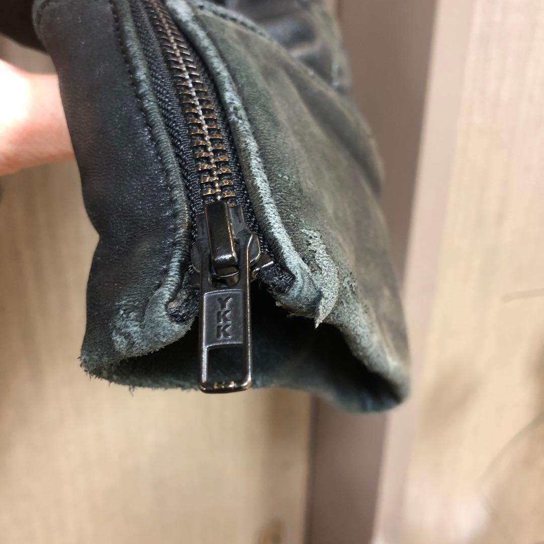 LGB レザー　ライダースジャケット