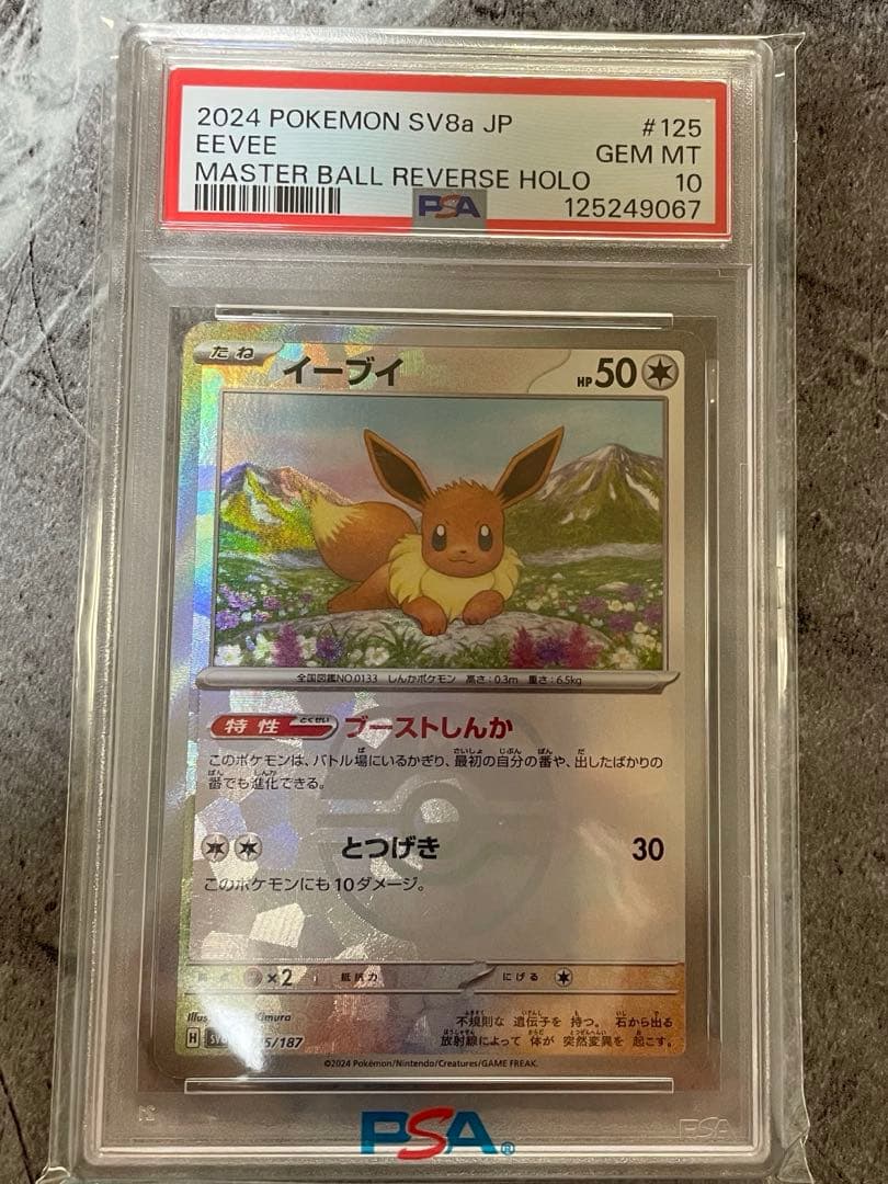 イーブイ　マスボミラー　PSA10