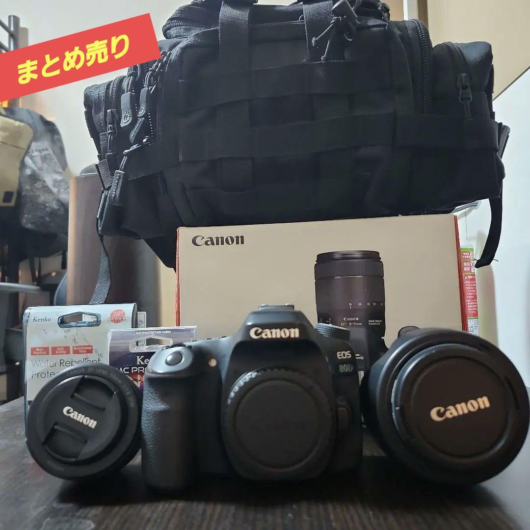 は*ん様 Canon EOS 80D デジタル一眼レフカメラ まとめ売り