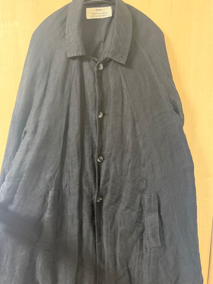 美品 kaval linen dochu coat