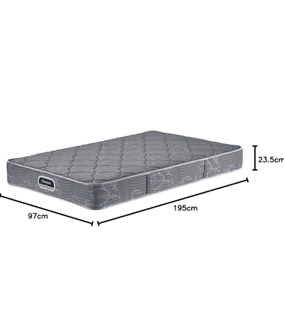【美品】シモンズ　マットレスシングル　ミディアム