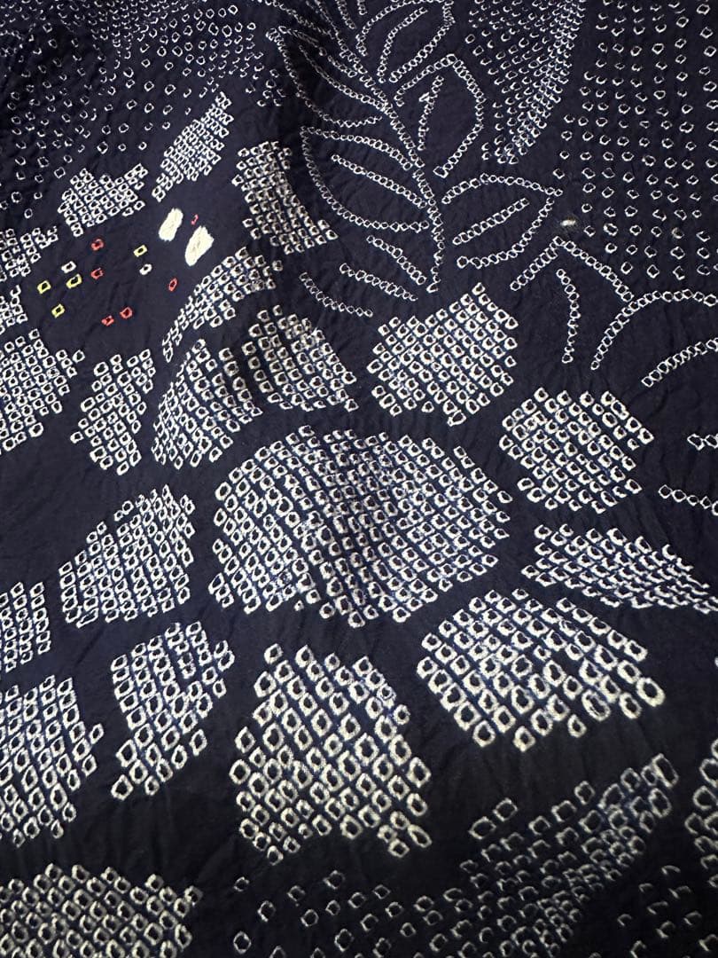 希少サイズ❣️身幅大❣️トールサイズ‼️新品✨有松鳴海絞り浴衣　藍染