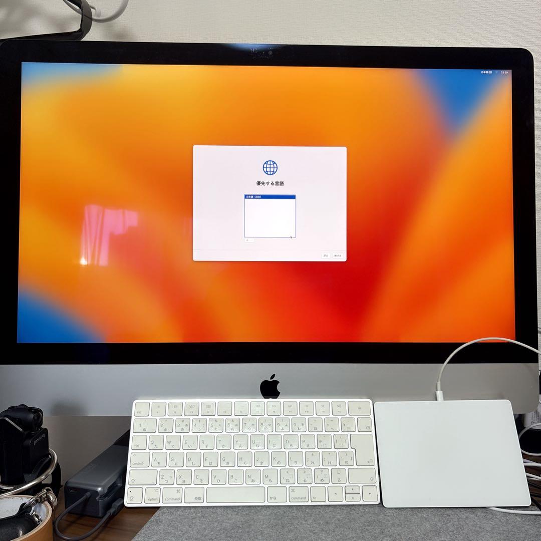 iMac Retina 5K, 27-inch (2017) trackpad付