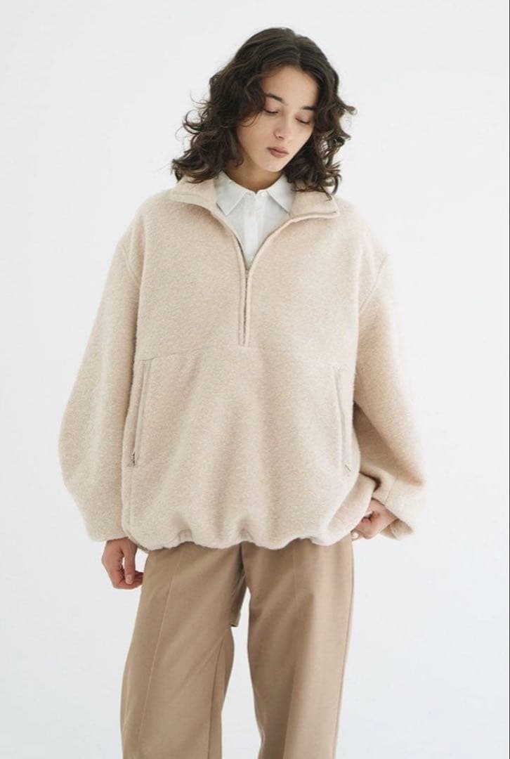 最終値下げ【正規品】CLANE SLIVER HALF ZIP TOPS