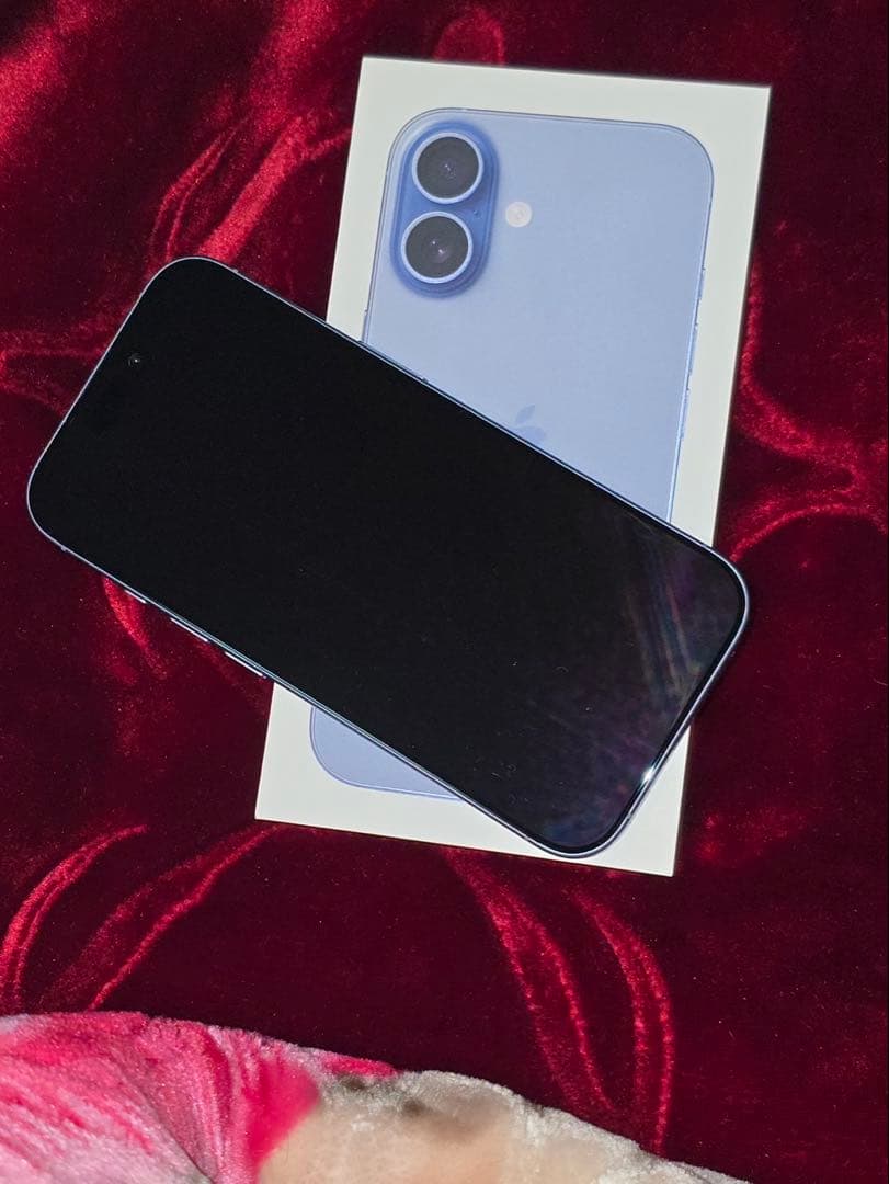 Apple iPhone 17ミストブルー 本体と充電ケーブル