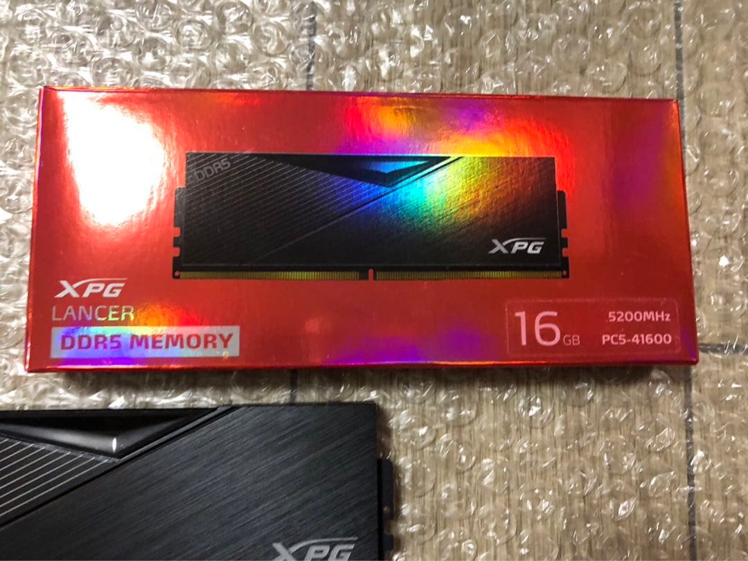 XPG DDR5 5200 16GB メモリー AX5U5200C3816G