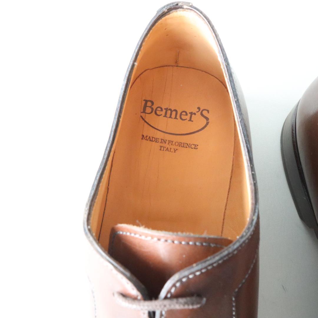 未使用Bemer'sベーメルズ　ブラウンドレスシューズ42 ステファノベーメル社