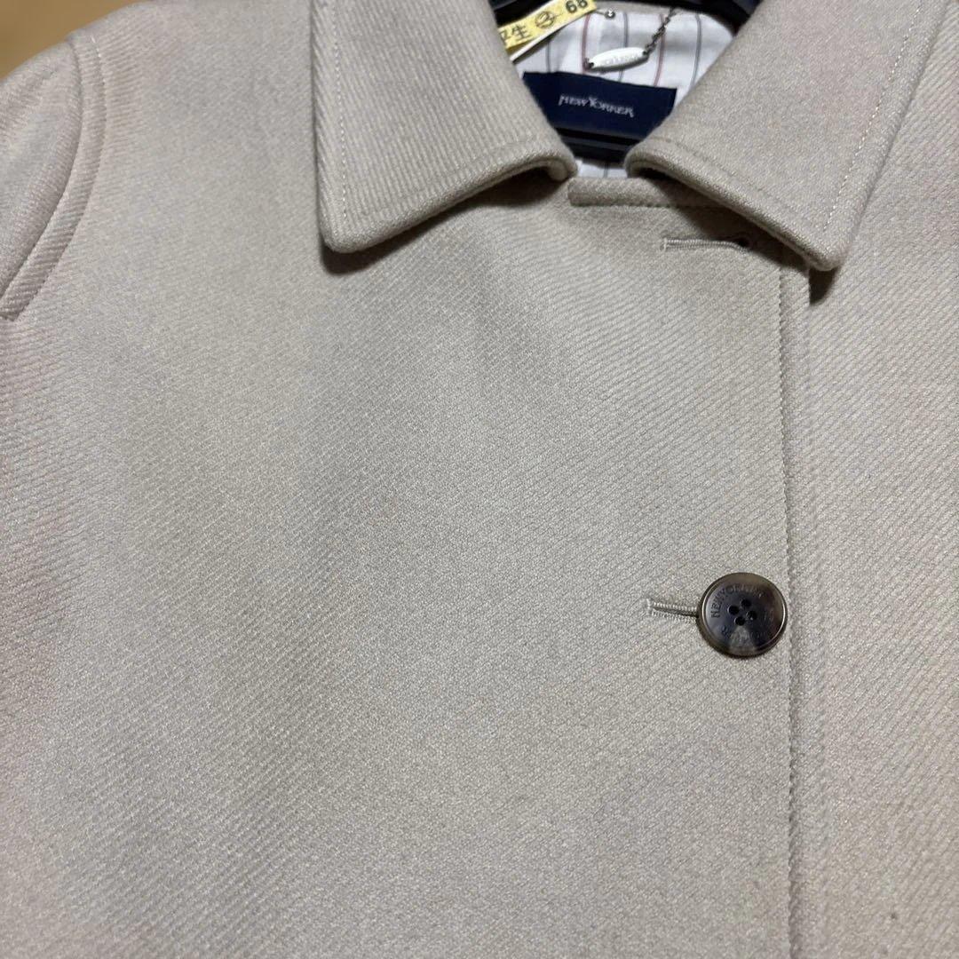 美品NEWYORKER ベージュ ピーコート 13