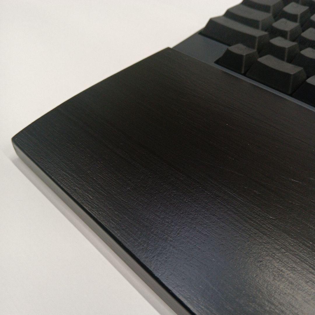パイン集成材 HHKB用 手作りパームレスト兼キーボードルーフ シン漆黒