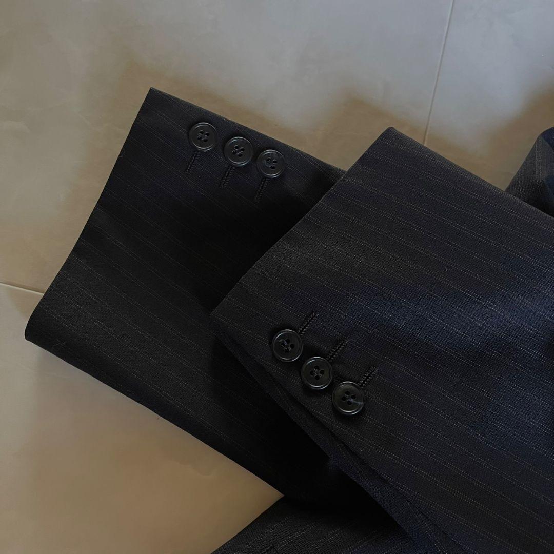 豪華5点セットアップ ダブルブレストスーツ シャツ ネクタイ ピンズ 成人式