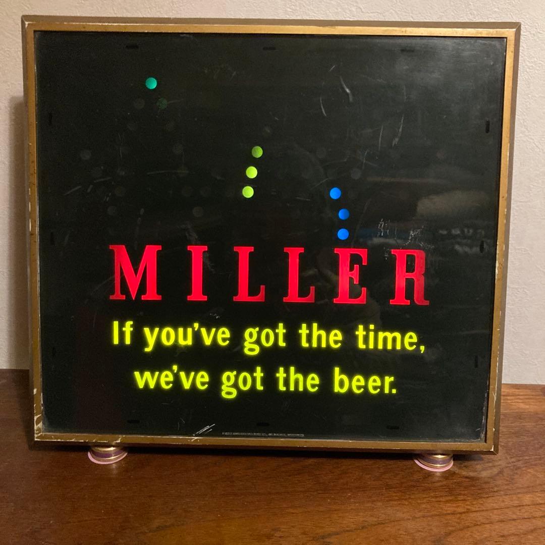 ヴィンテージ Miller high life バウンスボールモーションサイン
