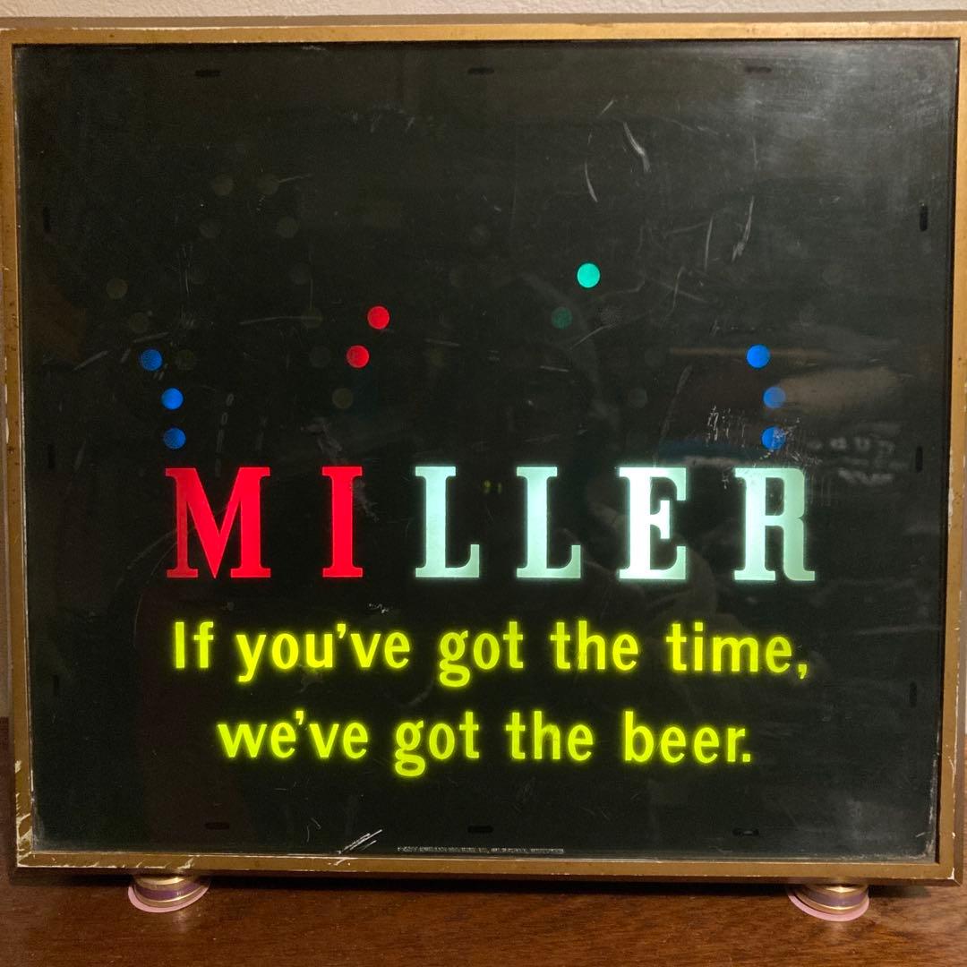 ヴィンテージ Miller high life バウンスボールモーションサイン