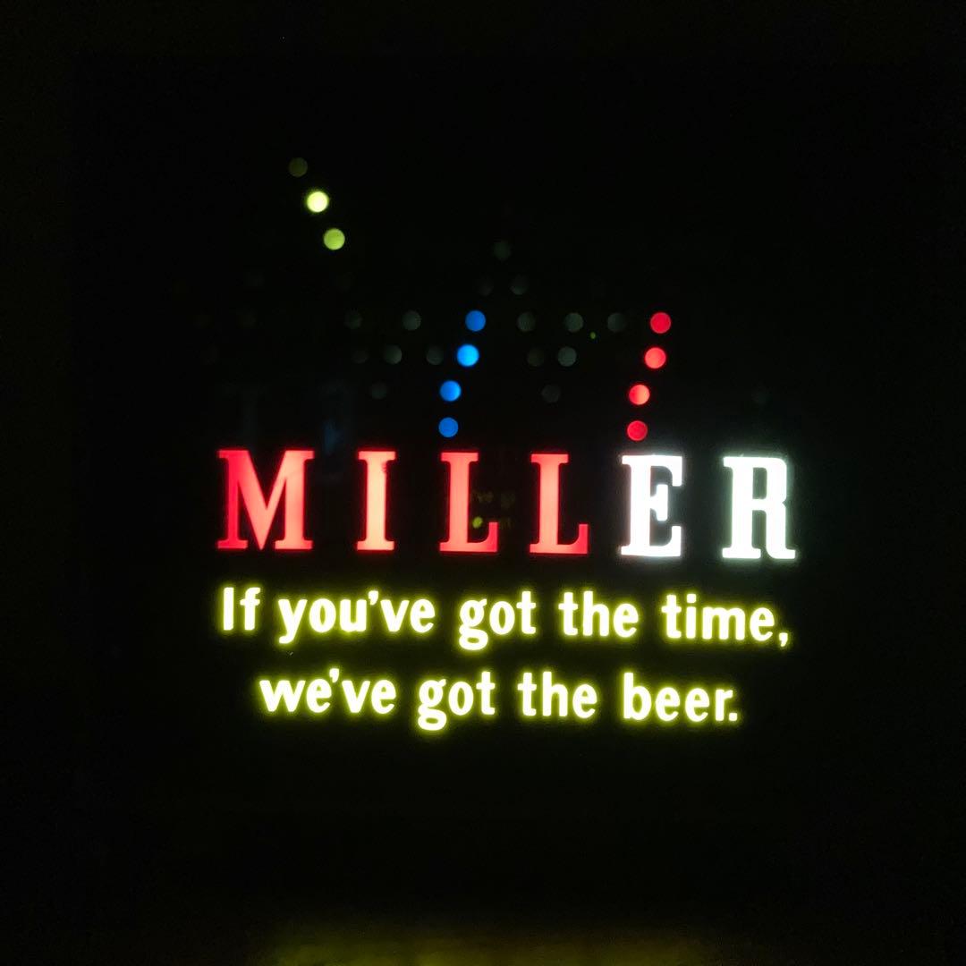 ヴィンテージ Miller high life バウンスボールモーションサイン
