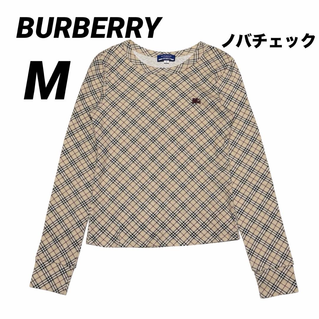 BURBERRY LONDON Blue Label チェック長袖カットソー
