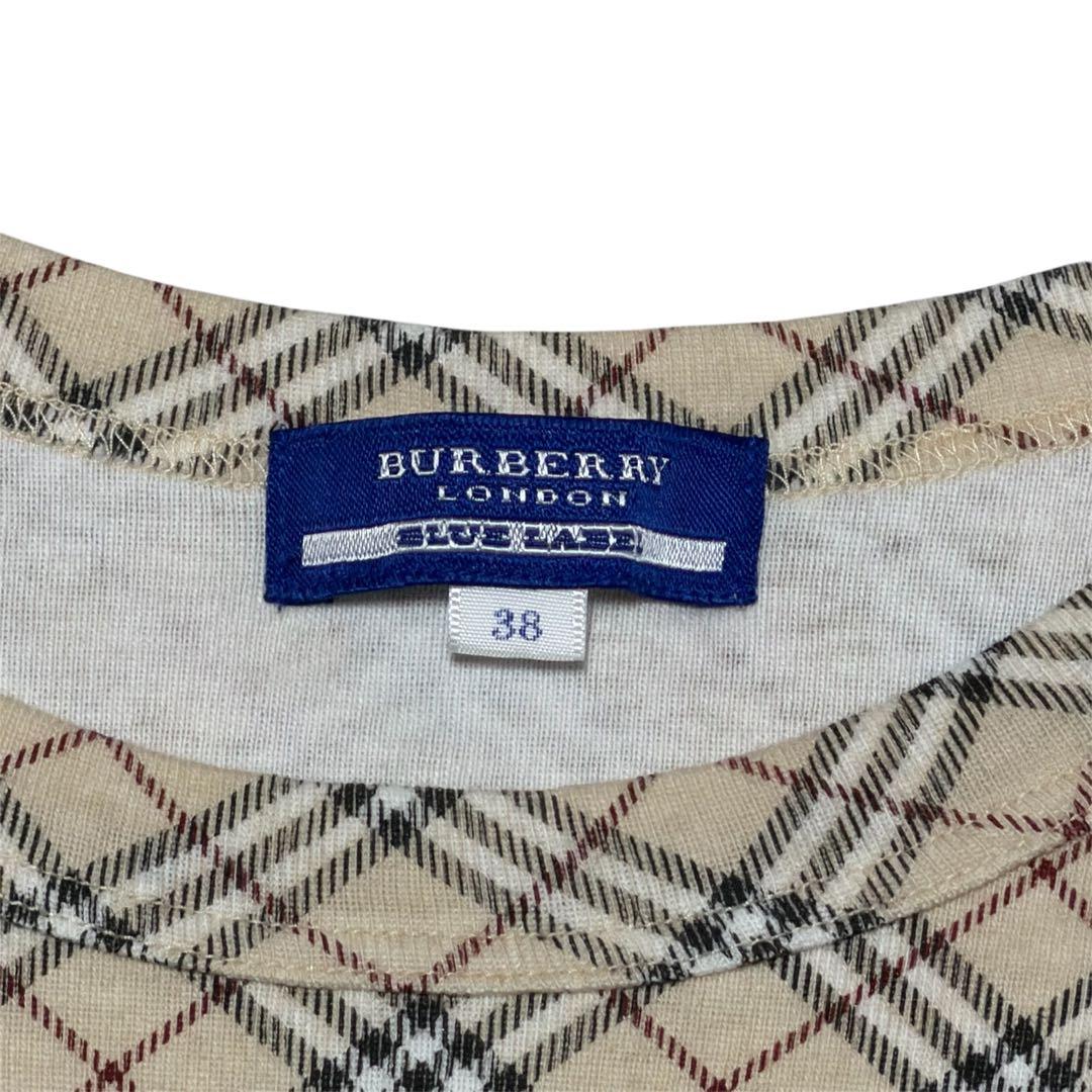 BURBERRY LONDON Blue Label チェック長袖カットソー