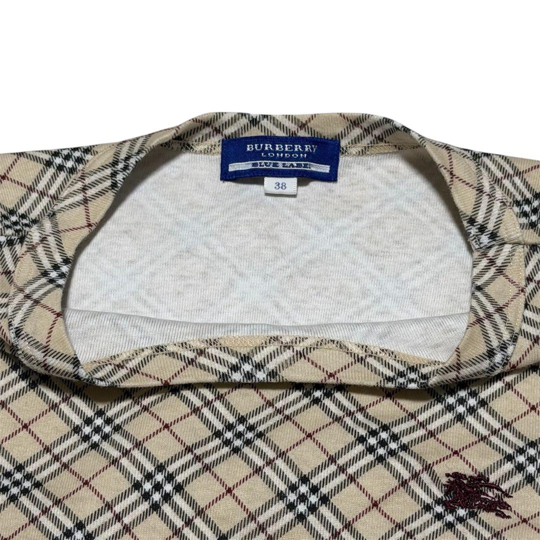 BURBERRY LONDON Blue Label チェック長袖カットソー