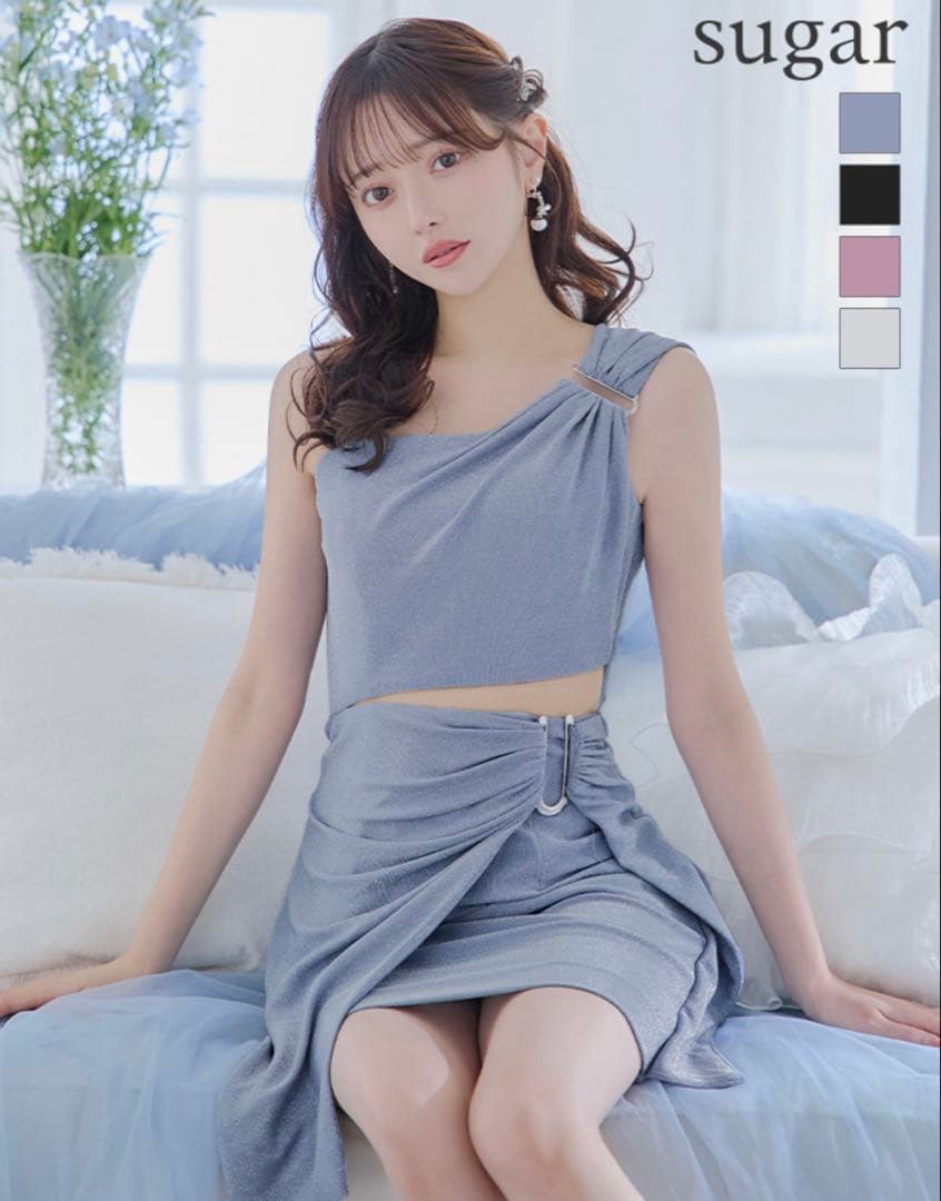 sugar ライトブルー　キャバドレスS