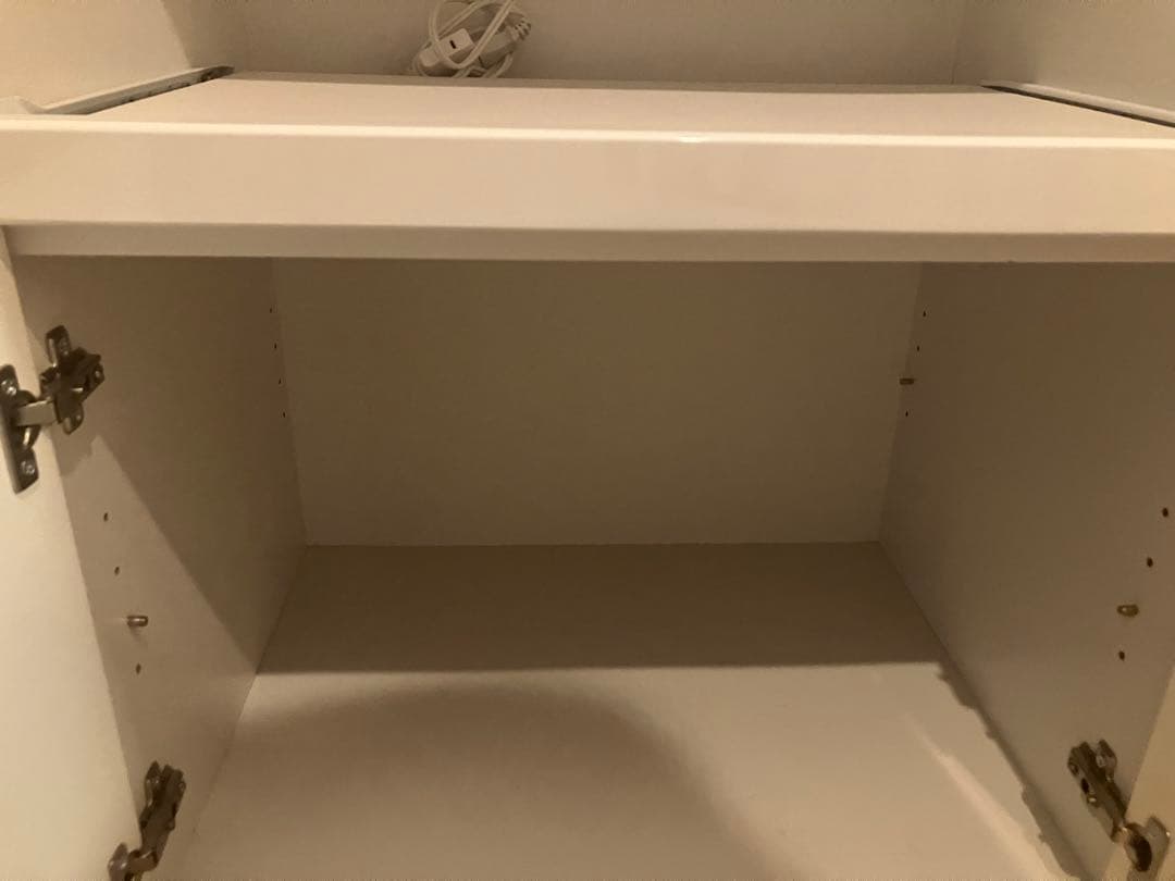 ニトリ　キッチンカウンター　レンジボード　白