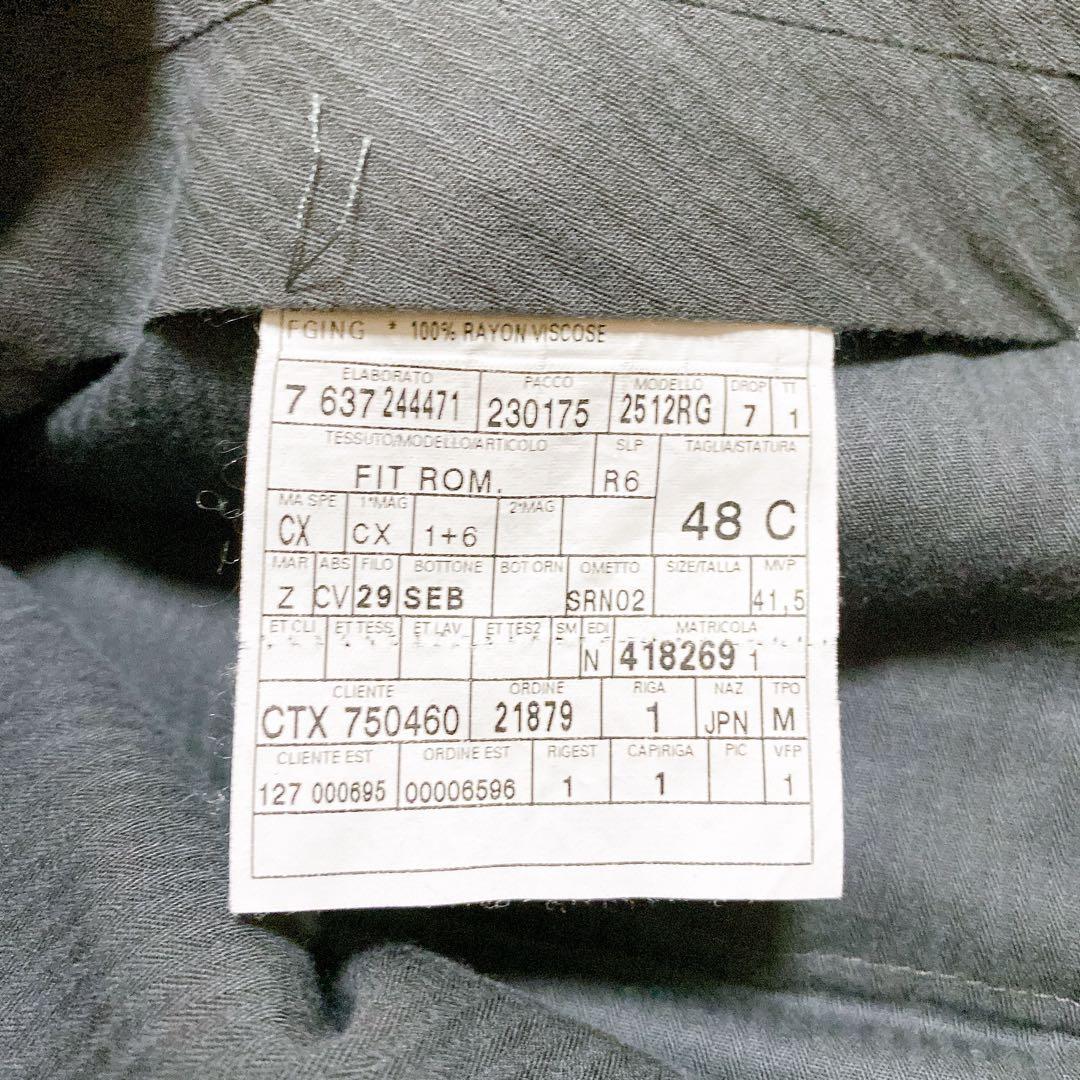 極美品 エルメネジルドゼニア スミズーラ TROFEO スーツ ブラック 46c