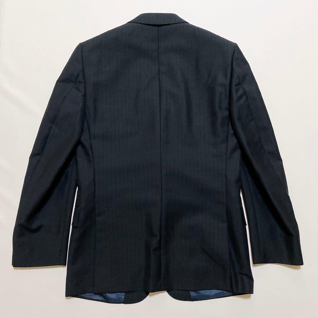 極美品 エルメネジルドゼニア スミズーラ TROFEO スーツ ブラック 46c