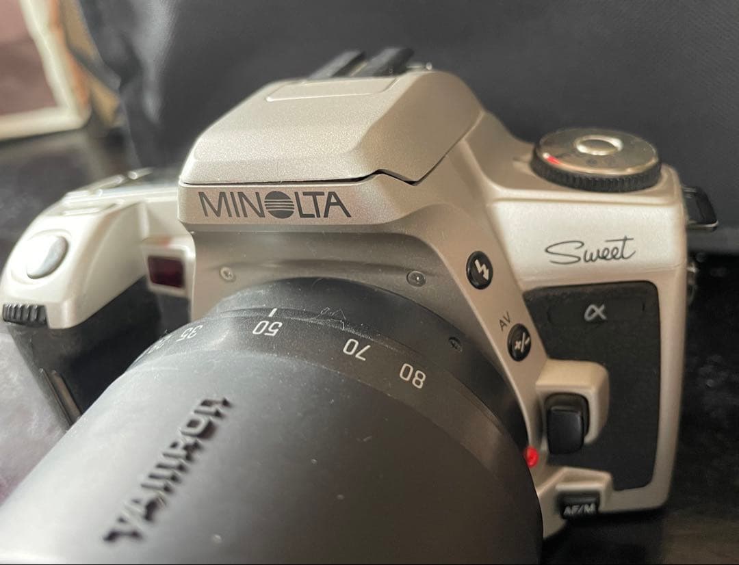 MINOLTA Sweet 一眼レフカメラ TAMRON望遠レンズ付き