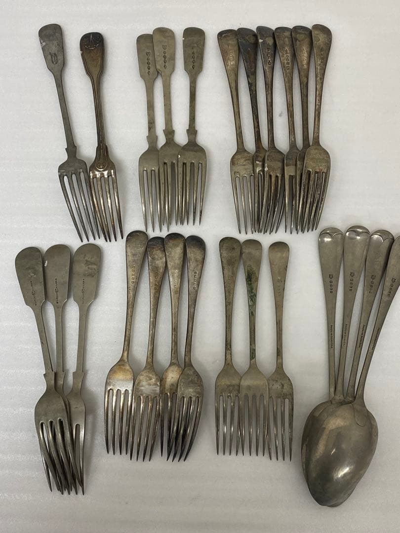 3-3199 アンティークスプーン・フォークまとめ