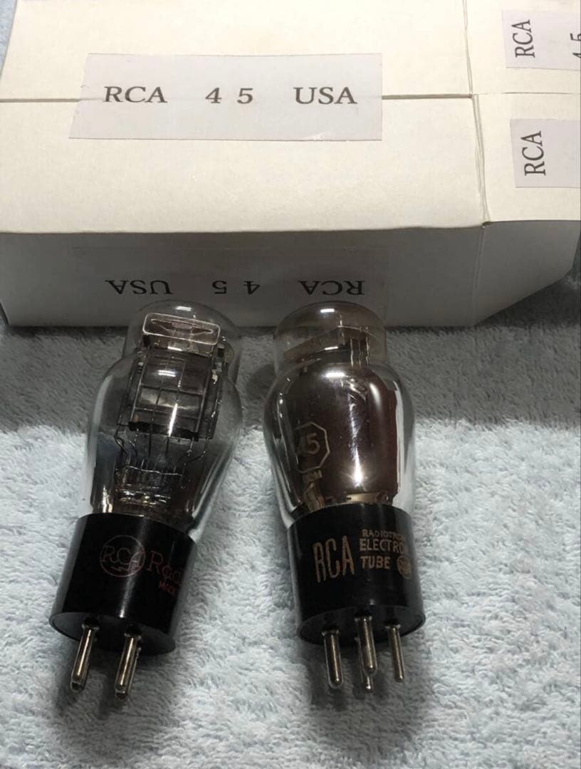 RCA 真空管 45 USA製 2本 良品